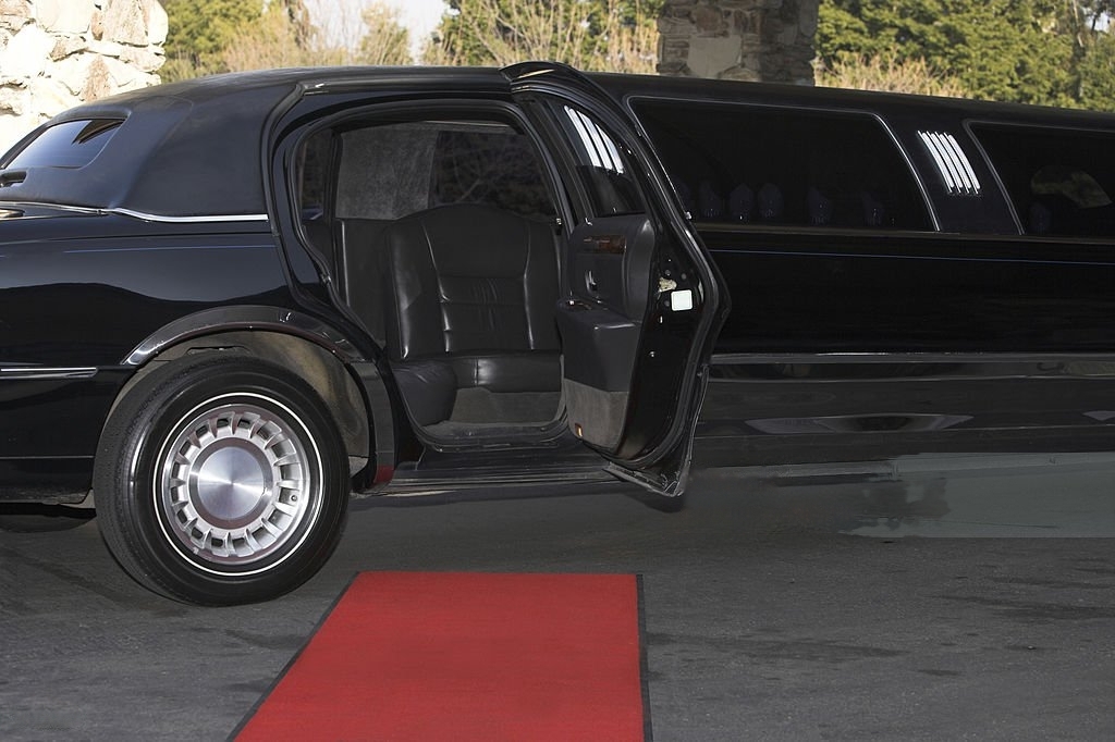 Red carpet with Limousine