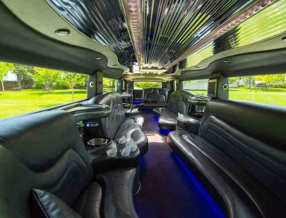hummer limo inside