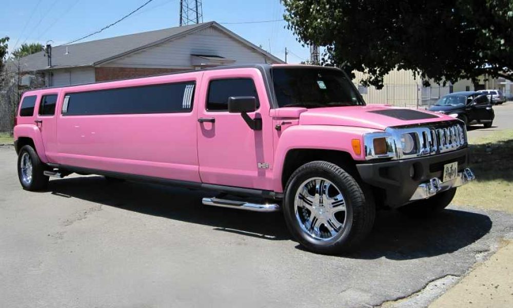 Pink Hummer H2 Stretch Limo